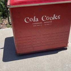 Vintage Cola Cooler. 