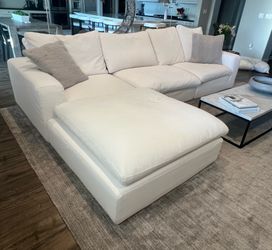Restoration Hardware Cloud Sofa with Chaise