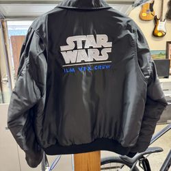 Original STAR WARS ILM VFX Crew Jacket, Black, Size L
