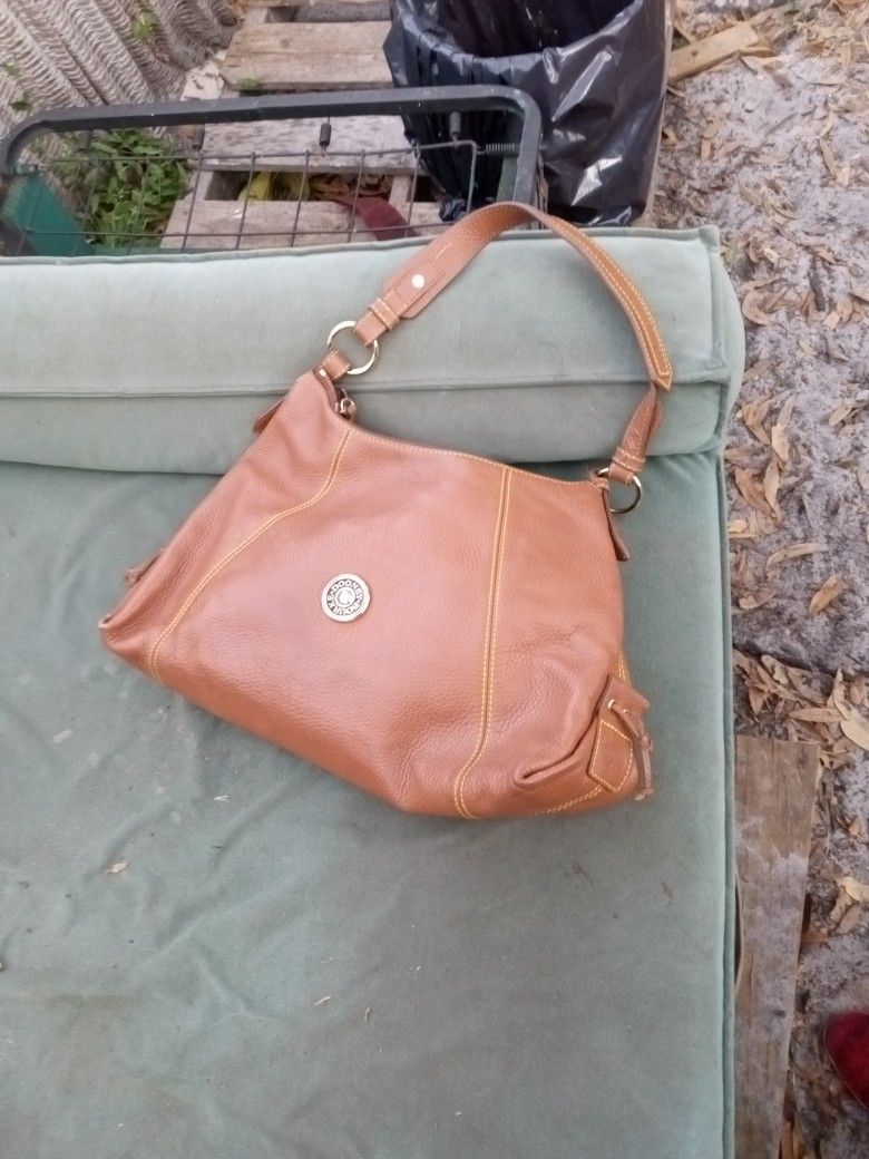 Dooney & Bourke Brown Leather Hobo Purse