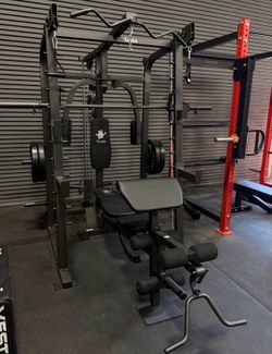 Brand NEW FREE DELIVERY SMITH MACHINE WITH BENCH