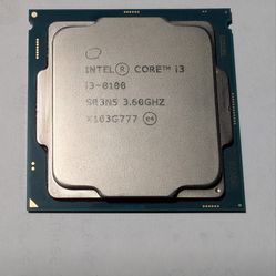 Intel i3-8100 CPU