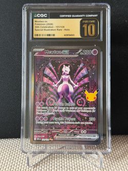 Pokemon Mewtwo Ex #151 Pristine 10