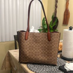 Brown Coach Bag