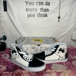Men’s Size 10 Vans Peanut High Top Shoes 