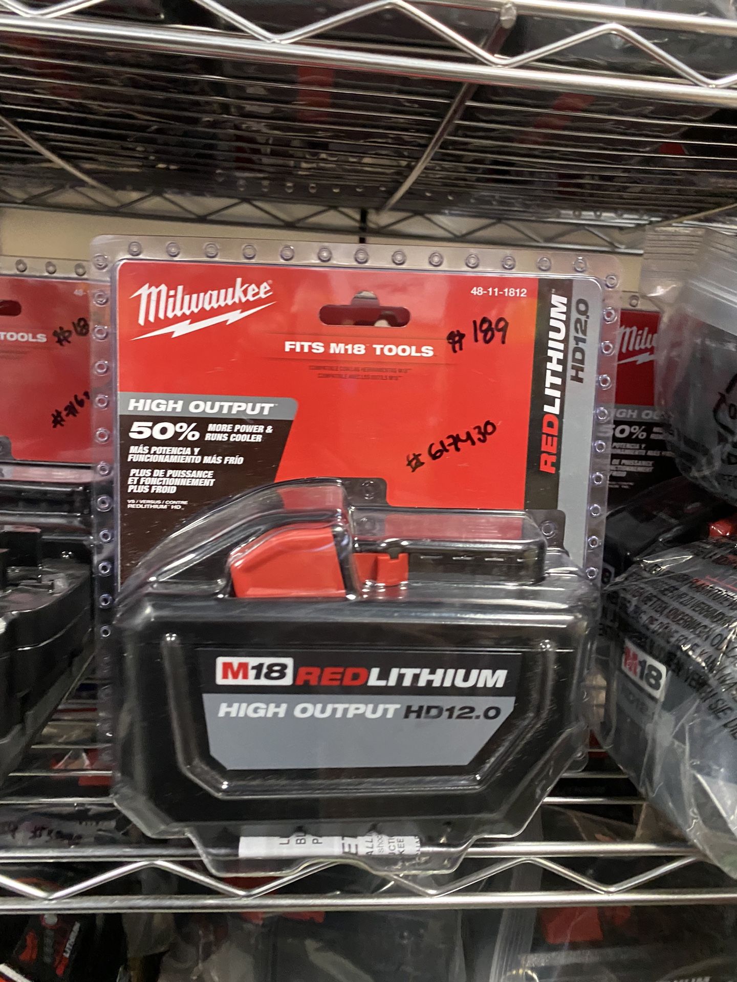 Milwaukee M18 High Output 12ah Battery