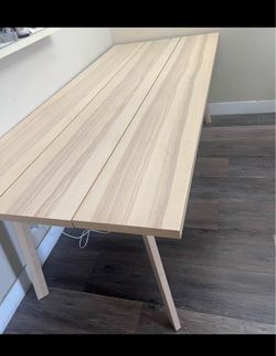 IKEA light wood dining table