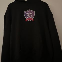 Black Hoodie W Embroidered Logo