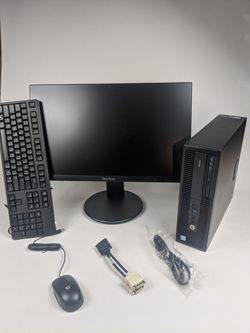 24" Super fast Business Class Desktop 16GB 256SSD Win10