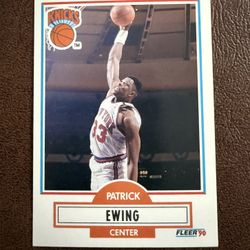 Lot (50) PATRICK EWING 1990/91 Fleer NBA Basketball Cards #125 Pack Fresh Cards