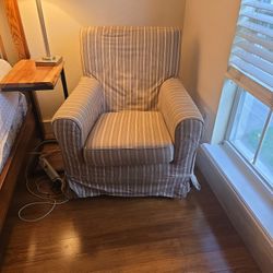 IKEA Armchair fitted with slipcover