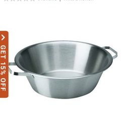 17" Stainless steel Cooking Pan W/ Rack