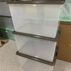 3 Large Storage/Moving Containers