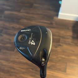 Maltby 5 Wood With Head Cover. Stiff Shaft