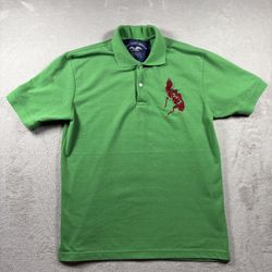 Vintage Polo Ralph Lauren Jeans Company Shirt Mens M Philippines Green #3482