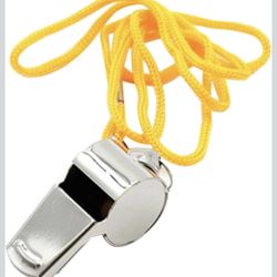 Stainless Steel Emergency Whistles with Lanyard Loud Survival Referee Whistles for Outdoor Activities Sports Training Camping and Hiking 