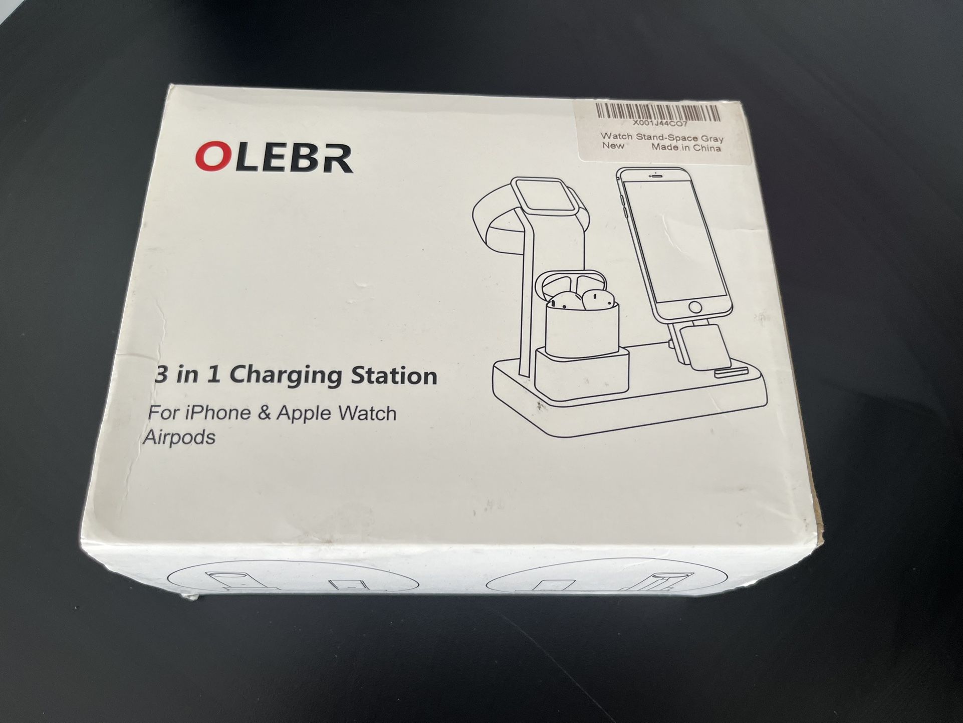 OLEBR 3 in 1 charging Station (For iPhone &Apple Watch AirPods