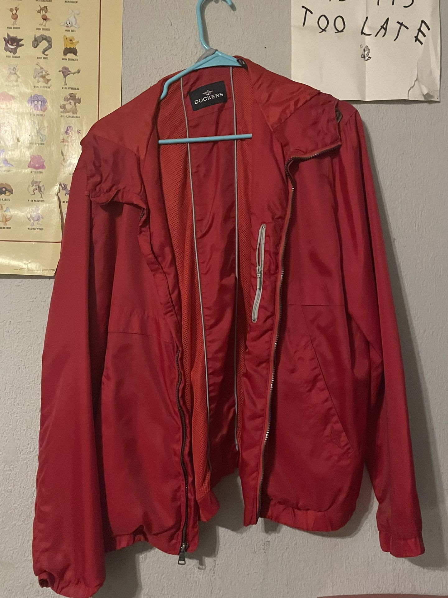 Dockers Red Jacket Hoodie