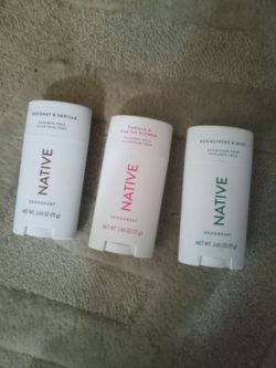 Brand new native deodorant $10 each for $30 for all firm