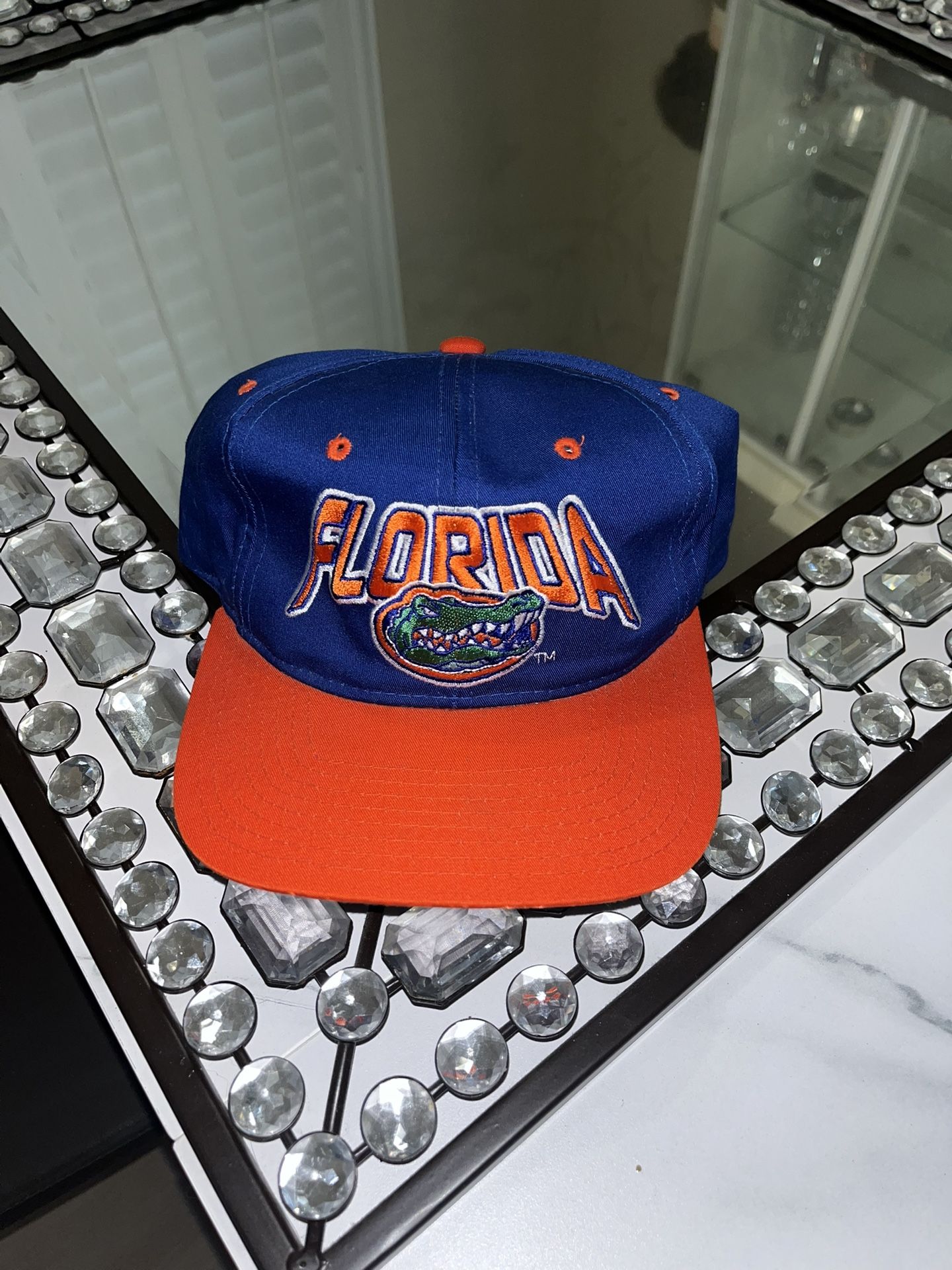 Vintage Florida Gators NCAA Starter College 90s Football Blue Snapback Hat