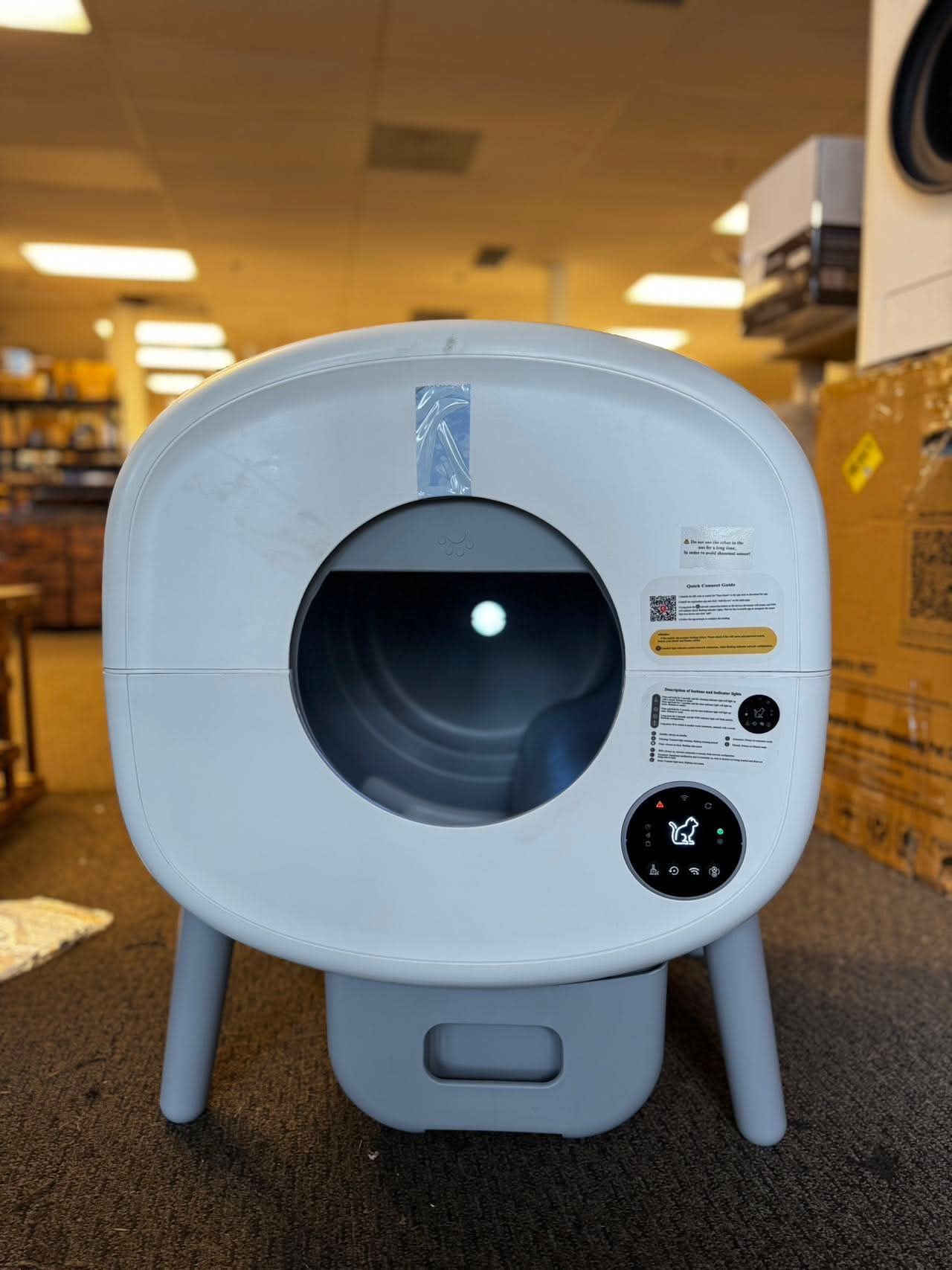 Self Cleaning Litter Box - 65L Automatic Cat Litter Box, Smart Self Cleaning Litter Box for Multiple Cats with APP Control, Arenero para Gatos Autolim