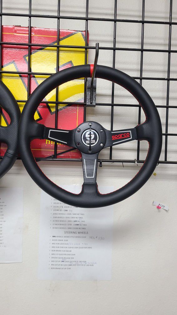 New 350mm Steering Wheel 6 Bolt