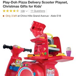 Play-Doh Pizza Delivery Scooter Playset, Christmas Gifts for Kids'