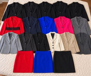 Women’s Professional Power Suit / Career Wardrobe Lot – Size 12–14