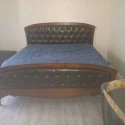 Used King Size Bed/Frame And Mattress