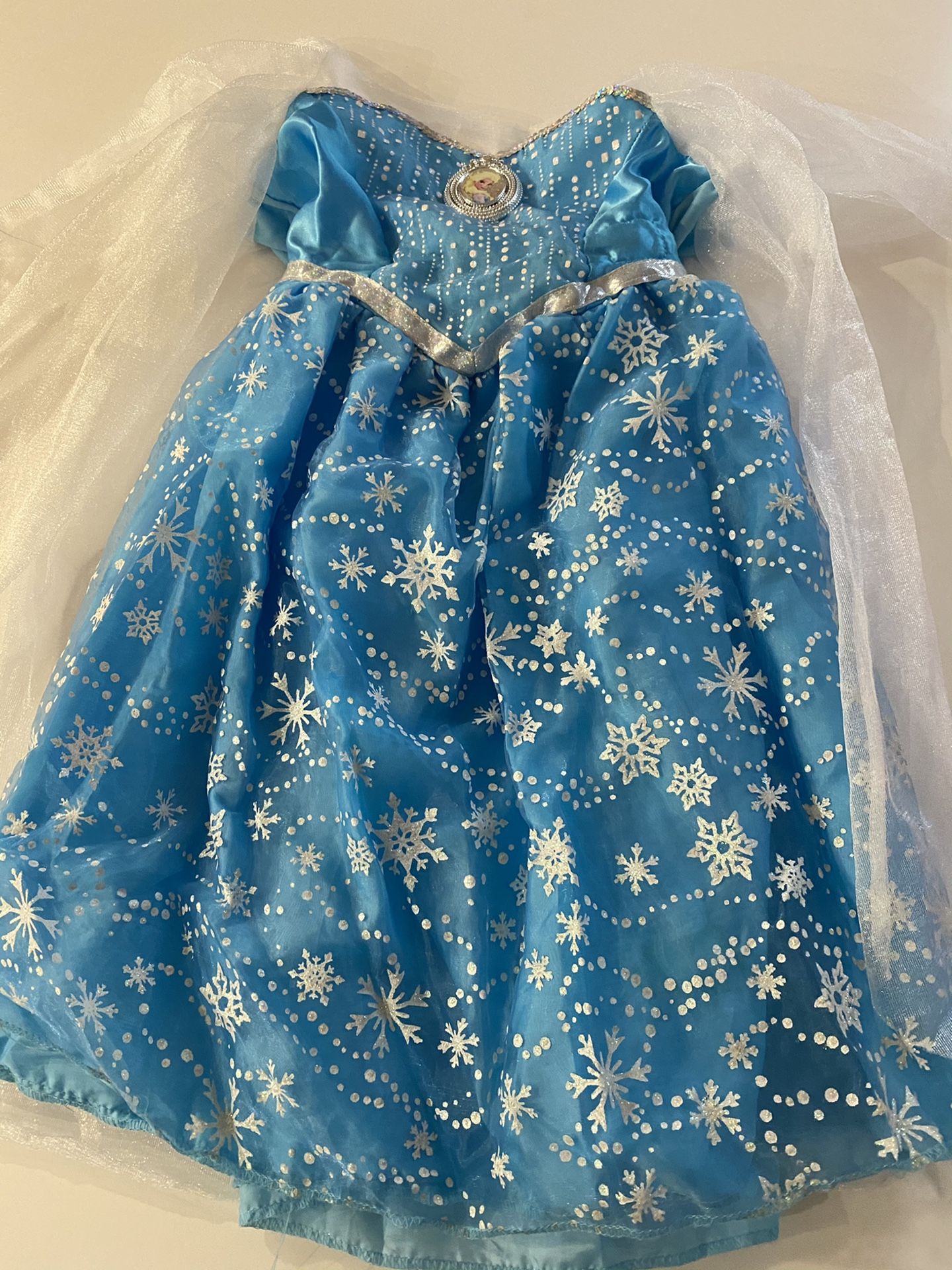 Light up Princess Elsa Halloween costume size 4-6x