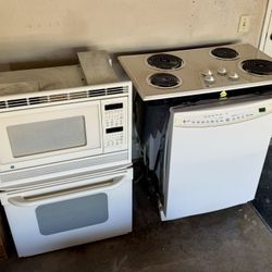 GE Profile Electric KITCHEN APPLIANCES - White- GREAT CONDITION!!