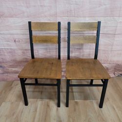Better Homes & Gardens Austen Dining Chairs, 2-Pack, Vintage Oak
