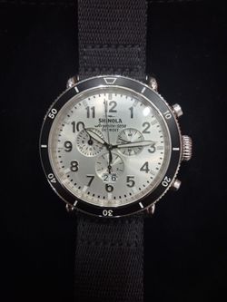 Shinola argonite runwell Detroit watch