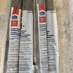 Moisture Barrier Underlayment And Tile Spacers