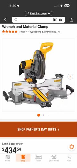 Used chop saw dewault 12 inch