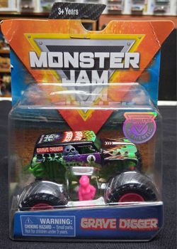 Monster Jam, Official Grave Digger Monster Truck, Die-Cast Vehicle, Legacy Trucks Series, 1:64 Scale