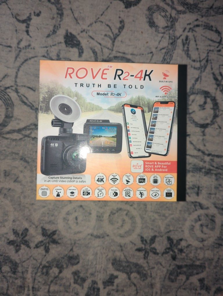 Rove R2 -4K Dash Cam $75 OBO