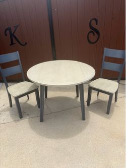 Table and chairs