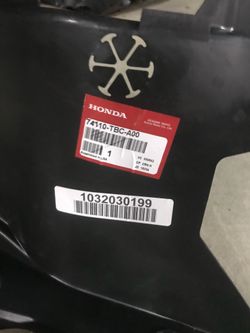 Honda lower splash shields
