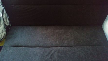 Black futon soft microfiber...great condition asking $100 please paid $200