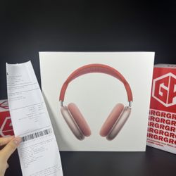 Airpods Max Red Pink