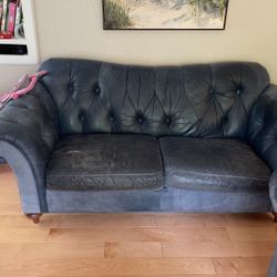 Leather Couch. 