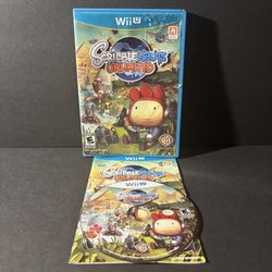 SCRIBBLENAUTS UNLIMITED - WB Games - Nintendo Wii U Game - Used - CIB - TESTED