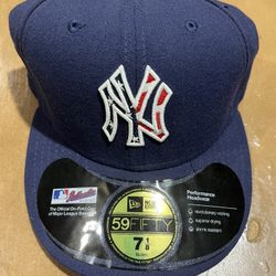 4th Of July Yankees Fitted Hat