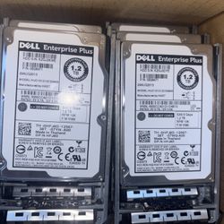 Dell 1.2TB 2.5" SAS2 6G 10K Enterprise HDD Caddy HFJ8D 0B28471 Lot Of 12