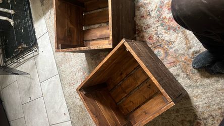 Wooden crates