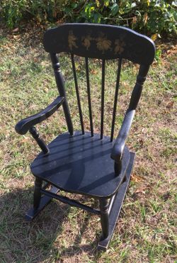 Kids vintage rocking chair