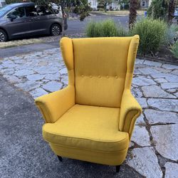 IKEA Yellow Wing Chair