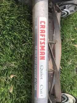 Lawn Cutter Manuel Craftsman Good Condition
