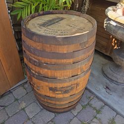 Vintage Jack Daniels whiskey barrel.